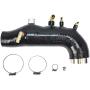 Rev9(SH-003-BLACK-B) Silicone Turbo Inlet, Black, compatible with Subaru Legacy GT 2007-09 EJ25 Motor