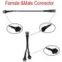 6 Pièces de Câbles d'Extension pour Kit d'Éclairage LED pour Moto Bandes d'Éclairage Multi-Couleurs Effet de Lumière Neon Atmosphérique avec Télécommande Sans Fil (Câbles d'Extension) 6 Pièces de Câbles d'Extension pour Kit d'Éclairage LED pour Moto Bandes d'Éclairage Multi-Couleurs Effet de Lumière Neon Atmosphérique avec Télécommande Sans Fil (Câbles d'Extension)