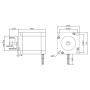 STEPPERONLINE 3PCS Nema 23 CNC Stepper Motor 2.8A 269oz.in 76mm Bipolar for Hobby CNC Kit