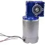 Bemonoc High Torque DC Motor 12V 30RPM Power 60W Turbine Worm Gear Reduce with Gearbox Speed Reducer Ratio 60/1