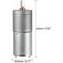 uxcell DC Motor Electric Gear Box Gearbox 6V 35RPM