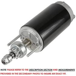 Caltric Compatible with Starter Force 120 120Hp 125 125Hp 120Ld9 125Ld9 L-Drive 1986-1992 Marine