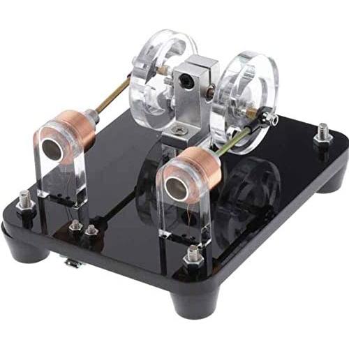 Dual-Coil Brushless Motor - Hall Brushless Motor Electrical Experiment, for Technology Toy Gift Desktop Decoration Artwork, Physics Experiment Instrument
