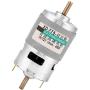 DC24V 12V 775 Motor 50W High-Power Large Torque Double-Shaft Output Dc Motor Electric Drill Chuck Motor(12V4500RPM with bracket)