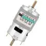DC24V 12V 775 Motor 50W High-Power Large Torque Double-Shaft Output Dc Motor Electric Drill Chuck Motor(12V4500RPM with bracket)