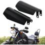 YeSeHow Large Motorcycle Handguards Coffin Cut Hand guards Compatible with Sportster Touring Street Glide Road King Electra Glide 2007-2021