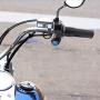 12V 84V Electric Bike Throttle Grip Handlebar Battery Voltage Half Twist Throttle with LED Display and Power Key Locker for Motorbike Motorcycle and E Bike