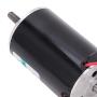 High‑Speed DC Motor, 80W 24V CW/CCW Permanent Magnet DC Motor Double Output Shaft Speed Regulation Motor(with Bracket)