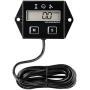 Runleader Digital Hour Meter Tachometer, Maintenance Reminder, User Shutdown , Use for ZTR Lawn Mower Tractor Generator Marine Outboard ATV Motor Snowmobile and Gas Powered Equipment (1)