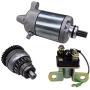 Hity Motor 18645 Starter Drive & Relay Solenoid For Polaris Sportsman 500 1996-2002 Polaris 3084981 3090188
