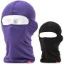 Balaclava Face Mask, 2 Pack Lightweight Motorcycle Black Warmer Ski Mask for Men Bandana