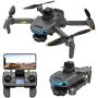 QUITOKA RC Drone 8K Dual Camera Ultra-Clear Aerial Photography Brushless Motor GPS Positioning Remote Control Aircraft Headless Mode One Key Return The Body is Foldable