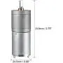 uxcell DC Motor Electric Gear Box Gearbox 6V 12RPM