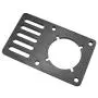 JJHXSM NEMA 23 Stepper Motor Mounting Plate 9.6x5.9x0.3cm Black 3D Printer Motor Mount Plate