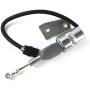 3964627 3991167 SA-4941-12 12V Stop Solenoid Valve - SINOCMP Cut Down Solenoid for Cummins 4BT Case 550h Dozer Diesel Engine Shutdown Solenoid 3 Month Warranty