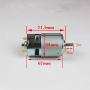 Abovehill 775 DC Motor Set 12V-24V 6000-12000RPM Ball Bearing Motor for Electrical Tools +Motor Bracket +Drill Chuck+Bushing+4mm Drill