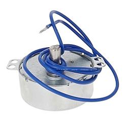 Fielect 2Pcs Synchronous Motor AC 110V 30RPM Turntable Motor CW Direction 4W TYC-50 Horizontal Hole Shaft