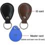 BANVIE Car RFID Push to Start Ignition kit Engine Start Stop Button Switch Keyless Go System with Leather Key
