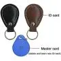 BANVIE Car RFID Push to Start Ignition kit Engine Start Stop Button Switch Keyless Go System with Leather Key