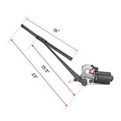 WeiSen 12V Electric Windshield Wiper Washer Pump Kit Compatible with 12V Electric Motor UTV Polaris RZR/Ranger Can-Am Defender/Marverick/Commander Honda Pioneer/Talon Kawasaki Mule/Teryx