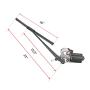 WeiSen 12V Electric Windshield Wiper Washer Pump Kit Compatible with 12V Electric Motor UTV Polaris RZR/Ranger Can-Am Defender/Marverick/Commander Honda Pioneer/Talon Kawasaki Mule/Teryx