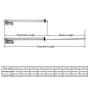 Homend DC12V 6inch Stroke Linear Actuator with Mounting Bracket 900N(225lbs) Maximum Lift 10mm/s for Recliner TV Table Lift Massage Bed Electric Sofa Linear Actuator