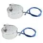 Fielect 2Pcs Synchronous Motor AC 110V 15-18RPM Turntable Motor CCW Direction 4W TYC-50 Horizontal Hole Tapping Shaft