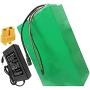 Jieoto E-Bike Battery 48V 12AH Electric Bicycle Scooter Li-ion Battery Pack Electric Bicycle Battery with Charger, for Electric Bike 200W ~ 1000W Motor