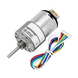 1pc Durable DC 12V 200rpm Encoder Motor Hall Encoder Motor AB Two Phases for Robot