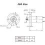 WTXRHW 3 Wires Electric Slip Collector Ring Wind Power Rotary Slip Ring for 5A 10A 15A 30A (10A)