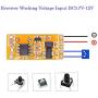 3.7-12V Wireless Remote Control Switch Mini Small PCB 433mhz RF Transmitter,3V -12V Battery Power Circuit Micro Controller for DIY