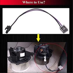 15-75221 1575221 15 75221 GM Equipment Blower Motor Wiring Harness, 15887352 Silverado Fan GM AC Harness Blower Motor Connector Compatible with GMC Sierra Yukon Xl Chevy Tahoe Suburban Hummer H2