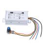 DC Motor Speed Controller, 9-60V DC 20A High Power PWM DC Motor Speed Regulator Stepless Variable Speed Regulator Switch Board with Button Switch and Metal Shell Product Name