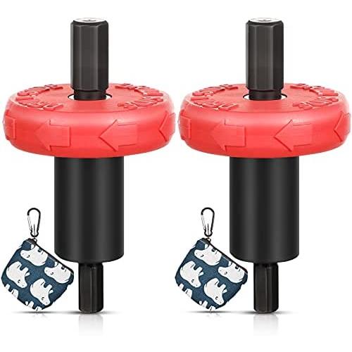 2 Pieces Electric Start Drill Bit Adapter, Engine Speed Starter Drill Bit Adapter with 2 Storage Bag for Craftsman Mower, Trimmer, Garden Cultivator, Leaf Blower, Handheld Equipment