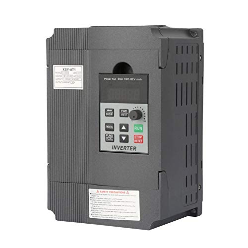 VFD,220V Universal Mini Single-Phase Variable Frequency Drive VFD Speed Controller for 3-Phase 1.5kW AC Motor
