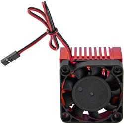 Vgoohobby Universal 42mm Aluminum Heat Sink Heatsink with 5V Cooling Fan for 1/8 RC Car 4068 4076 4274 7282 1515 Brushless Engine Motor (Red)