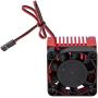 Vgoohobby Universal 42mm Aluminum Heat Sink Heatsink with 5V Cooling Fan for 1/8 RC Car 4068 4076 4274 7282 1515 Brushless Engine Motor (Red)