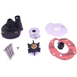 Boat Motor 391391 382797 763758 778166 0391391 0382797 0763758 0778166 Water Pump Repair Kit with Housing for Evinrude Johnson OMC BRP 5.5HP 6HP 7.5HP Outboard Engine