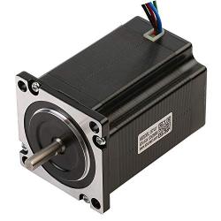 RTELLIGENT 57A1 Nema 23 Stepper Motor Stepping 1.3Nm/184.14oz-in 6.35mm Shaft 4-Wire 2.8A 1.8Deg Low Noise for Laser/CNC Machine