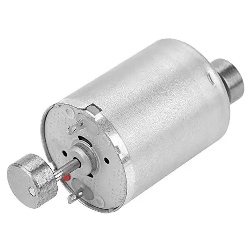 Vibrating Motor, DC Double Shaft Strong Vibration Vibrating Motor for DIY Electric Massager 12V 31mm Length