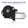 676061 RV Step Motor Replacement Kit for kwikee，214-1001 RV Stair Entry Step Gear Motor Compatible with 1101428（One Year Guarantee ）