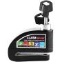 Alarm Disc Brake Lock, Motorcycle Scooter ycle Anti Theft Disc Brake Lock Security Alarming System(Black) Motorbike Alarm Motorbike Alarm