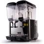 Royal-Kincool Corolla-2S Double 3.2 Gallon Bowl Refrigerated Juice Dispensers Beverage Dispenser Ice Tea Drink Machine Equipped with Thermostat Controller for Restaurant Hotel Party, 24L, Black, 120V