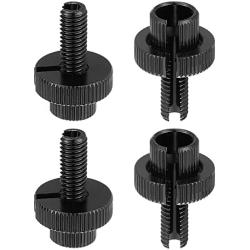 X AUTOHAUX 4pcs M8 Bike Bicycle Motorcycle Aluminum Alloy Brake Clutch Lever Cable Adjuster Screws Fastener Bolt Accessories