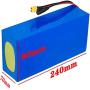 Wnicek Electric Bike Battery 48V 8.8AH Li-Ion Battery 8800MAH 13S 4P Lithium Battery Pack for Electric Bicycles Motorcycle Tricycle Golf Cart Electric Scooters