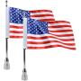 Motorcycle Flagpole Mount and American Flag - 6