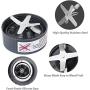 Blender Blade Replacement – New Bearing Replacement Blade Compatible with NutriBullet 900W/600W – Cross Blender Blade with O-Ring Sealing Gasket – Premium Stainless Steel Blade