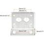 MECCANIXITY Motor Bracket Motor Mounting Holder 30x46x38mm Silver Tone for Worm Gear Motor