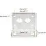 MECCANIXITY Motor Bracket Motor Mounting Holder 30x46x38mm Silver Tone for Worm Gear Motor