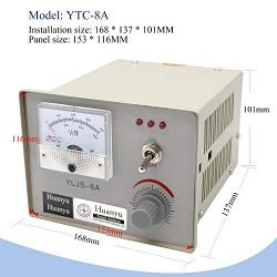 Huanyu Torque Controller 3 Phase Motor Speed Regulator with 120 to 1260 RPM Control Range for Machine of Film Blowing/Plastic Packing/Extrusion YTC-8A